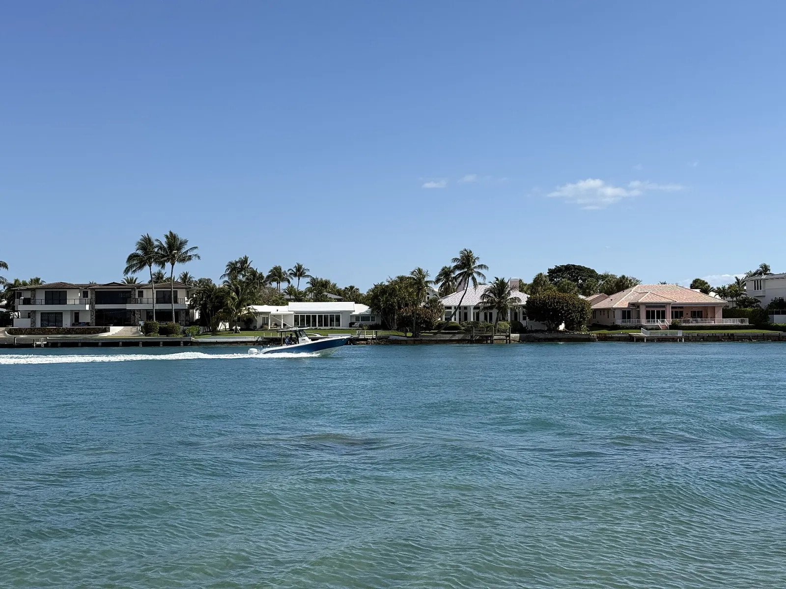 The Jupiter Inlet seen from DuBois Park, one of the entry points to the Riverwalk.